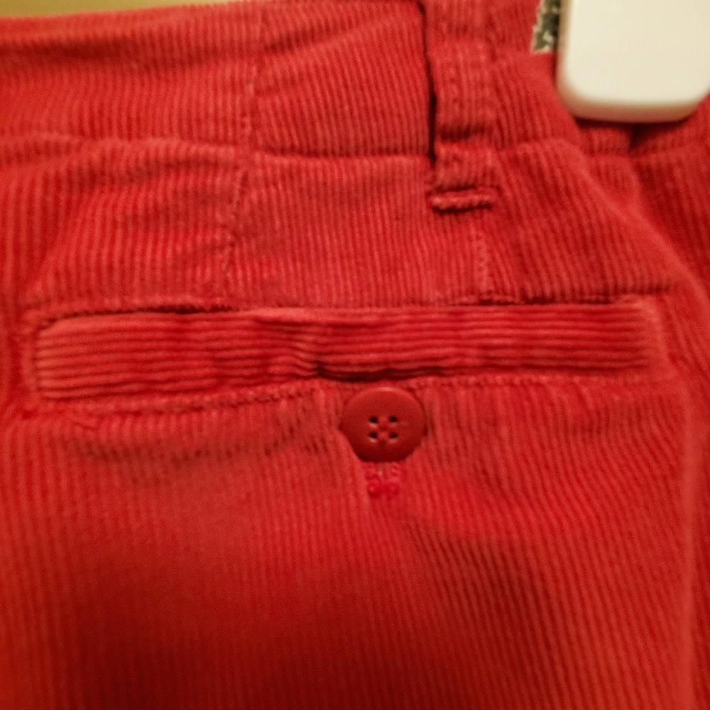 Just in time for Christmas Casablanca Red Corduroy Pants size 8 - Picture 2 of 4